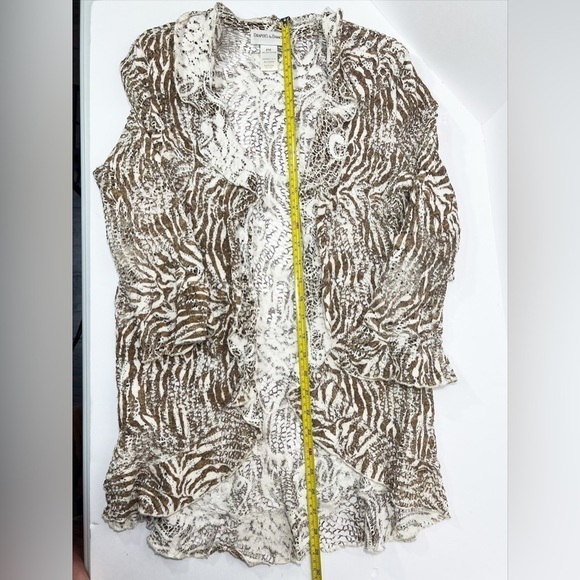 DAMON & DRAPERS WATERFALL CROCHET CARDIGAN size PM - Picture 6 of 6